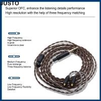 ราคา JUSTO สายสัญญาณเสียงหูฟัง 3 5 มม Plug and Play หูฟังแบบยืดหยุ่นอัพเกรดสายไฟ สายสัญญาณเสียงหูฟังสําหรับ Sennheiser IE100 IE400 IE500 หูฟังการเพิ่มประสิทธิภาพเสียง (53358434999)