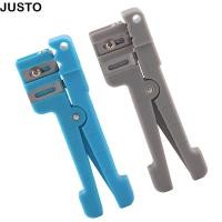 ราคา JUSTO 2 ชิ้น Coaxial Cable Stripper เครื่องตัดสายเคเบิล Crimper 0 3 2 มม และ 3 2 5 6 มม เครื่องมือเครื่องตัดไฟเบอร์ออปติก สําหรับ Simplex ไฟเบอร์ออปติกบัฟเฟอร์หลอด Stripper (52908904294)