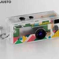 ราคา JUSTO พวงกุญแจ Thumb กล้อง มินิพร้อมกระเป๋าเป้สะพายหลังบันทึกวิดีโอ HD 1080P กล้องดิจิตอล CCD กระเป๋าโปร่งใส Charm Thumb กล้องพวงกุญแจ (52607082848)