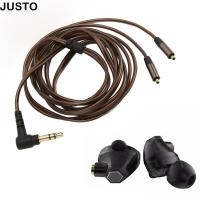 ราคา JUSTO 3 5 มม หูฟังสายสัญญาณเสียง ยืดหยุ่น Plug and Play หูฟังเปลี่ยนสาย 3 9ft Low Loss 3 5 มม หูฟังอัพเกรดลวดสําหรับ Vjjb N1 หูฟังการเพิ่มประสิทธิภาพเสียง (51308367762)