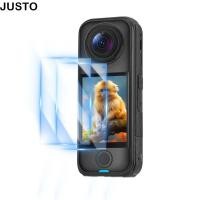 ราคา JUSTO 2 ชิ้นฟิล์มนิรภัย ป้องกันรอยขีดข่วน 9H ฟิล์มป้องกัน HD Hard กระจกนิรภัยป้องกันหน้าจอสําหรับ Insta360 X4 Air Action กล้องอุปกรณ์เสริม (57558532907)
