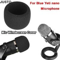 ราคา JUSTO ไมโครโฟน Pop Filter Flocked ฟองน้ําโฟมเปลี่ยนฝาครอบกระจก Windproof ฟองน้ําลดเสียงรบกวนสําหรับ Blue Yeti nano ไมโครโฟนสตูดิโอบันทึก (54507074418)