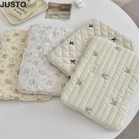 ราคา JUSTO กระเป๋าแล็ปท็อป Bowknot Broken Flowers Laptop Sleeve Ultra Thin 11 13 15 นิ้ว Rabbit Notebook Cover (49908530832)