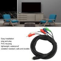 ราคา JUSTO Mini 10 Pin AV DIN Cable Plug and Play ยืดหยุ่น 10 Pin DIN to 5RCA Cable เปลี่ยนสีแดงสีเขียวสีฟ้าและสีแดงสีขาว 1 8 m 5 9ft AV การเชื่อมต่อสายสําหรับโปรเจคเตอร์ (49607106449)