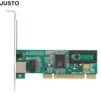 ราคา JUSTO PCI Gigabit Card การถ่ายโอนความเร็วสูง Stable Performance PCI Ethernet Card ดัดแปลงเองได้ RTL8169 ชิป Gigabit Ethernet Card Home Server (49058562241)