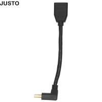 ราคา JUSTO DP1 4 สาย 0 15 เมตร 8k 60hz 4k 144hz Displayport Extension Cable ทนทาน 90 องศามุม 32 4Gbps Up Angle Displayport Adapter Gaming Setup (49058487113)
