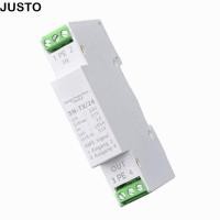 ราคา JUSTO ป้องกันแรงดันไฟฟ้า Arrester 10KA Rail Mount Surge Protective อุปกรณ์ ทนทาน 24V Lightning Protector Home Automation Systems (48854701551)
