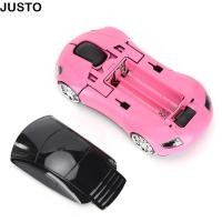 ราคา JUSTO Car Mouse Blue Red Pink Black Portable Car Shaped Mouse สีสัน 2 4G ไฟ LED แล็ปท็อปเมาส์ Home (48608520611)