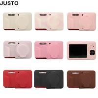 ราคา JUSTO ฝาครอบร่างกายป้องกัน ฝาครอบเลนส์ป้องกันอย่างเต็มที่กล้อง พรีเมี่ยมกันฝุ่นซิลิโคนป้องกันการล่มสลายเปลือกนุ่มสําหรับ KODAK PIXPRO FZ55 FZ45 Travel (48508566431)