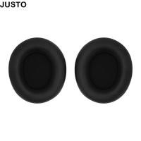 ราคา JUSTO 2PCS สําหรับชุดหูฟังแบบมีสาย Arctis Nova แผ่นรองหูฟังหูฟังแยกเสียงรบกวนนุ่มสบาย แผ่นรองหูฟังหนังสีดําสําหรับชุดหูฟัง Arctis Nova 7 7X 7P 3 1 (47358390713)