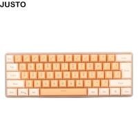 ราคา JUSTO Mini Keyboard 8 เอฟเฟกต์แบ็คไลท์ 61 คีย์ 60 คีย์บอร์ดเกมแบบมีสาย ปลั๊กแอนด์เพลย์ USB ตลกคีย์บอร์ดขนาดกะทัดรัด Typist (46658469121)