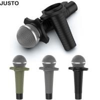ราคา JUSTO ไมโครโฟนป้องกัน Anti Rolling เปลี่ยนฝาครอบไมโครโฟน ซิลิโคนอ่อนนุ่มกันกระแทก Anti Slip Mic Protector สําหรับ Shure SM58 (46606260198)