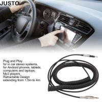 ราคา JUSTO หูฟังเปลี่ยนสาย พร้อม 6 35 Adaptor ยืด HiFi Coiled สาย 3 5 มม ถึง 2 5 มม สายสัญญาณเสียงสเตอริโอสําหรับ Sennheiser HD6 HD7 HD8 HD515 HD518 HD558 HD598 ใช้ทุกวัน (46508668723)