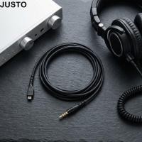 ราคา สายสัญญาณเสียงหูฟัง JUSTO สายหูฟังสีดําความยาว 1 5 ม 4 9 ฟุต สายเคเบิลชุดหูฟังสําหรับเล่นเกมสําหรับชุดหูฟังสําหรับเล่นเกม SteelSeries Arctis 3 Arctis 5 Arctis 7 Arctis Prime (44229884824)