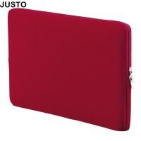 ราคา JUSTO Notebook Cove Black Dark Blue Red Zipper Bag Laptop Sleeve Portable 13 Inch Soft Cushion Carrying Notebook (42729934847)