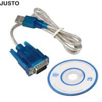 ราคา JUSTO อะแดปเตอร์ USB to Serial ความยาว 70 ซม Serial Port RS 232 Converter ชิปเซ็ต USB 2 0 CH340 คุณภาพสูง 9Pin Converter Serial การสื่อสาร (25948073380)