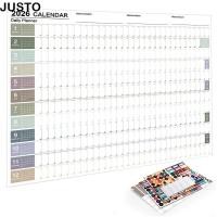 ราคา JUSTO ปฏิทินแผ่นวางแผน To Do List Schedule Annual Planner แขวนผนังปฏิทิน Creative Agenda Organizer Memo Pad 2026 แผ่นวางแผนรายปี Home Office (57153488682)
