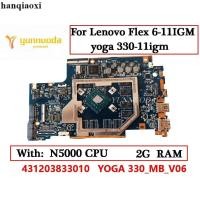 ราคา Lenovo Flex 6 11IGM yoga 330 11IGM เมนบอร์ดแล็ปท็อป YOGA 330 (45258845519)