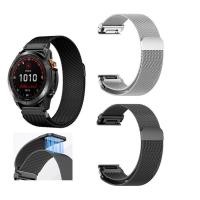 ราคา สาย Milanese สําหรับ Garmin Fenix 8 7 6 5 3 5X 6X 7X 5S 6S 7S Pro plus instinct 2 3 Forerunner 955 745 935 945 hr Fenix 5X Fenix 7X สมาร์ทนาฬิกา 6X (58158872123)