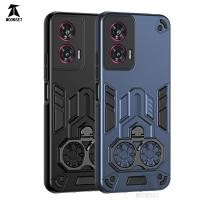 ราคา สําหรับ Motorola Moto Edge 50 Fusion Case 360 หมุนแหวนคู่ยืนฮาร์ดกลับป้องกันการหล่นบางปกบาง (51953282269)