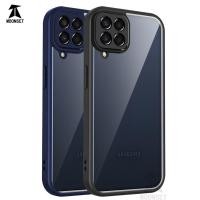 ราคา สําหรับ Samsung Galaxy A12 Case Crystal Clear Hard Back Soft Edges กันกระแทก Slim Thin Cover (49700327711)