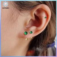 ราคา ต่างหูสตั๊ดสีเขียว Tragus ขนาดเล็ก สำหรับLOBEหรือHELIX ใช้วัสดุCZ barbell (52604066206)