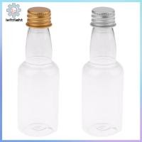 ราคา LEFT 10 ชิ้น 50 มิลลิลิตร Mini Clear PET รีฟิลขวดเล็กสําหรับงานแต่งงานขวดเหล้าพร้อมฝาปิดสกรูป้องกันการรั่ว GHT (50708969977)