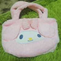 ราคา กระเป๋าถือมายเมโลดี้ น้อง My Melody สีชมพู ขนฟู นุ่มๆ NEW (24059038484)