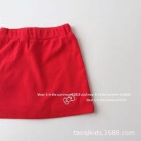 ราคา กระโปรงแฟชั่นสีแดงสำหรับวัยรุ่นและเด็ก สไตล์เกาหลี (55907148259)