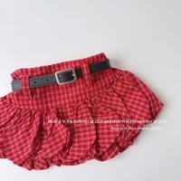 ราคา กระโปรงลายสก๊อตสีแดง แฟชั่นสำหรับสาวฤดูร้อน (52006958233)
