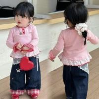ราคา เสื้อยืดลายลูกไม้แขนยาว สไตล์เกาหลี สำหรับเด็กหญิง (27794336947)