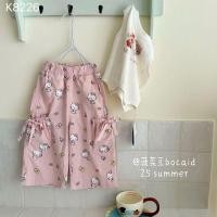ราคา เสื้อผ้าเด็กแบบเกาหลี ลายการ์ตูนน่ารัก สไตล์ลำลองสำหรับหนูน้อยในฤดูร้อน (46906702534)