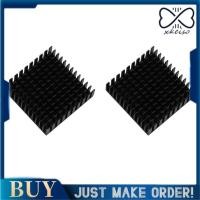 ราคา 2 x สีดํา หม้อน้ําอลูมิเนียม ฮีทซิงค์ ฮีทซิงค์ 40 x 40 มม x 11 มม (52658920235)