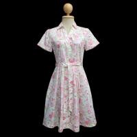 ราคา Floral Print Cotton DressSz (51607158103)