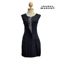 ราคา Marant Zip Front Wool Sleeveless Mini Dress (51202984071)