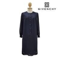 ราคา 1980 s Givenchy Hi Formal Polka Dot Mesh Long Sleeve Dress (28756587391)