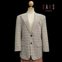 ราคา DAKS London Plaid Single Breasted Blazer (26392556124)