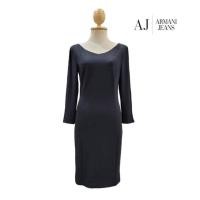ราคา Jeans 3 4 Sleeve V neck Dress (46804104882)