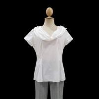 ราคา Kristin Davis V neck Cap Sleeve Blouse (25675626670)