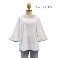 ราคา Talbots White Bell Sleeve Blouse (25474871222)