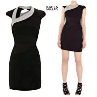ราคา KAREN MILLEN BODYCON RUCHED DRESS (25091637915)