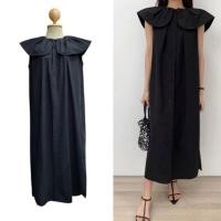 ราคา BIRTHDAY BASH Cotton Pan Collar Sleeveless Dress (42377869395)
