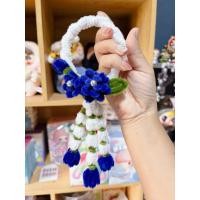 ราคา พวงมาลัย พวงมาลัยไหว้พระ ลวดกำมะหยี่ มีหลายสีให้เลือก ส่งจากไทย (41205395036)
