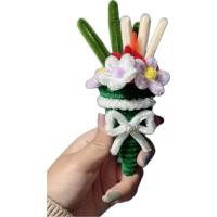 ราคา กรวยดอกไม้ไหว้ครู ลวดกำมะหยี่ พร้อมส่ง (43902226138)