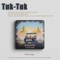 ราคา Retro Tuk Tuk Pattern Badge เข็มกลัด 50mm ลาย Tuk Tuk ตราสัญลักษณ์ ไทย วัสดุเหล็กทนทาน ไม่เป็นสนิม (48552846216)