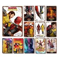 ราคา ภาพวาดตกแต่งภาพยนตร์DeadpoolและWolverine ภาพวาดดีบุก โปสเตอร์โลหะ บาร์ร้านขายเสื้อผ้าตกแต่งผนังบ้าน ตกแต่งโลหะดีบุก ร้านอาหารโรงแรมภาพวาดแขวนไร้กรอบ (26558559265)