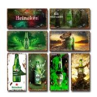 ราคา ภาพวาดตกแต่งเบียร์ไฮเนเก้น บาร์คลับไฮเนเก้นแขวนผนัง ป้ายติดผนังร้านขายเสื้อผ้า ของตกแต่งผนังบ้าน ภาพวาดตกแต่งเหล็กไร้กรอบ (26956349532)