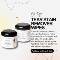 ราคา แผ่นเช็ดขจัดคราบน้ำตา Eye Envy Tear Stain Remover Wipes 60แผ่น (25114558678)