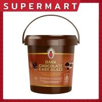 ราคา Tulip Dark Chocolate Easy Glaze 1 kg ทิวลิป ดาร์ก ช็อกโกแลต อีซี่เกลซ 1 กก ถัง 1199003 (42779631172)