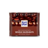 ราคา SUPERMART Ritter SPORT Milk Chocolate With Whole Hazelnuts 100g 1109561 (42879631269)